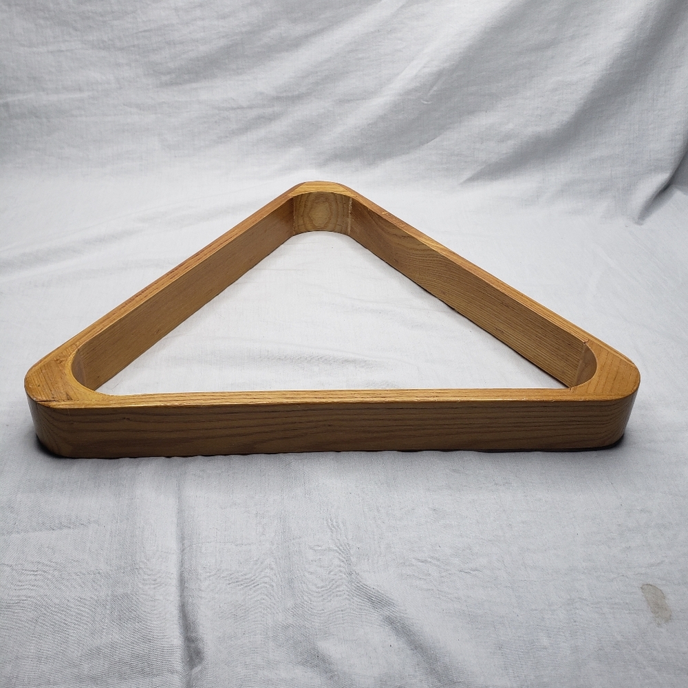 Oak Wood Billiard Pool Rack Triangle - Picture 2 of 6